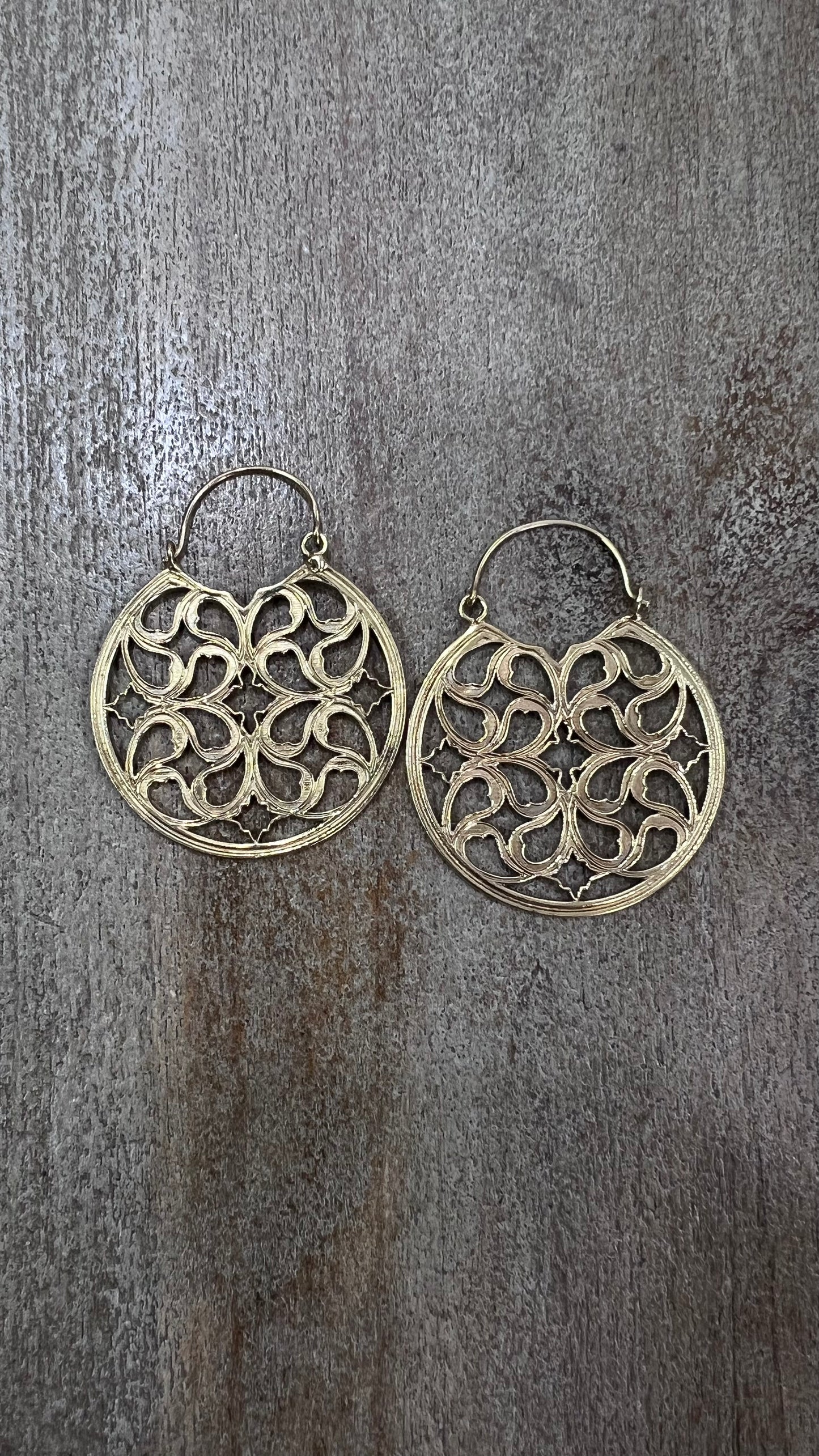 Brass Earrings