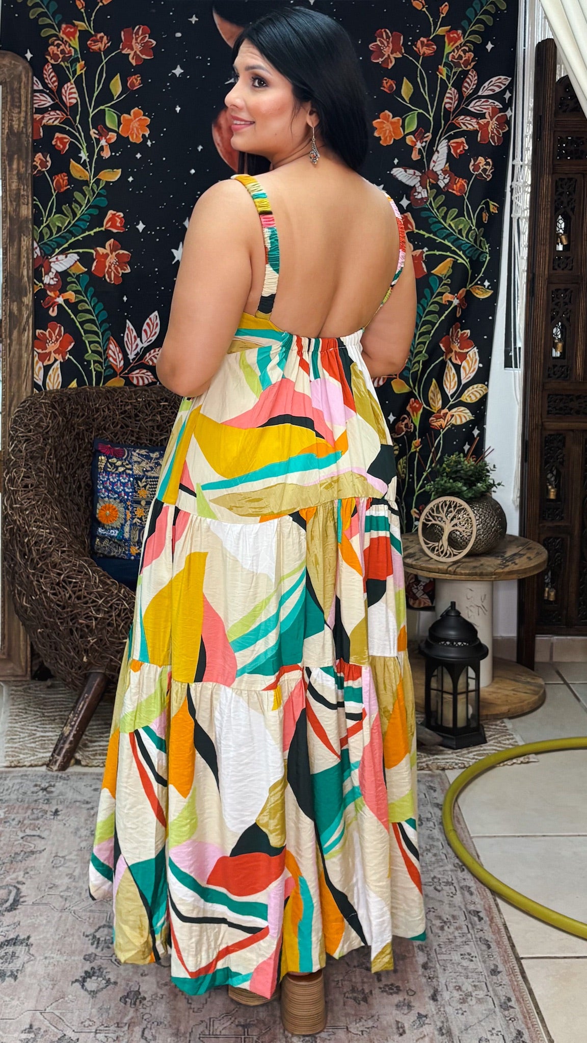Cassia Maxi Dress-Multicolor