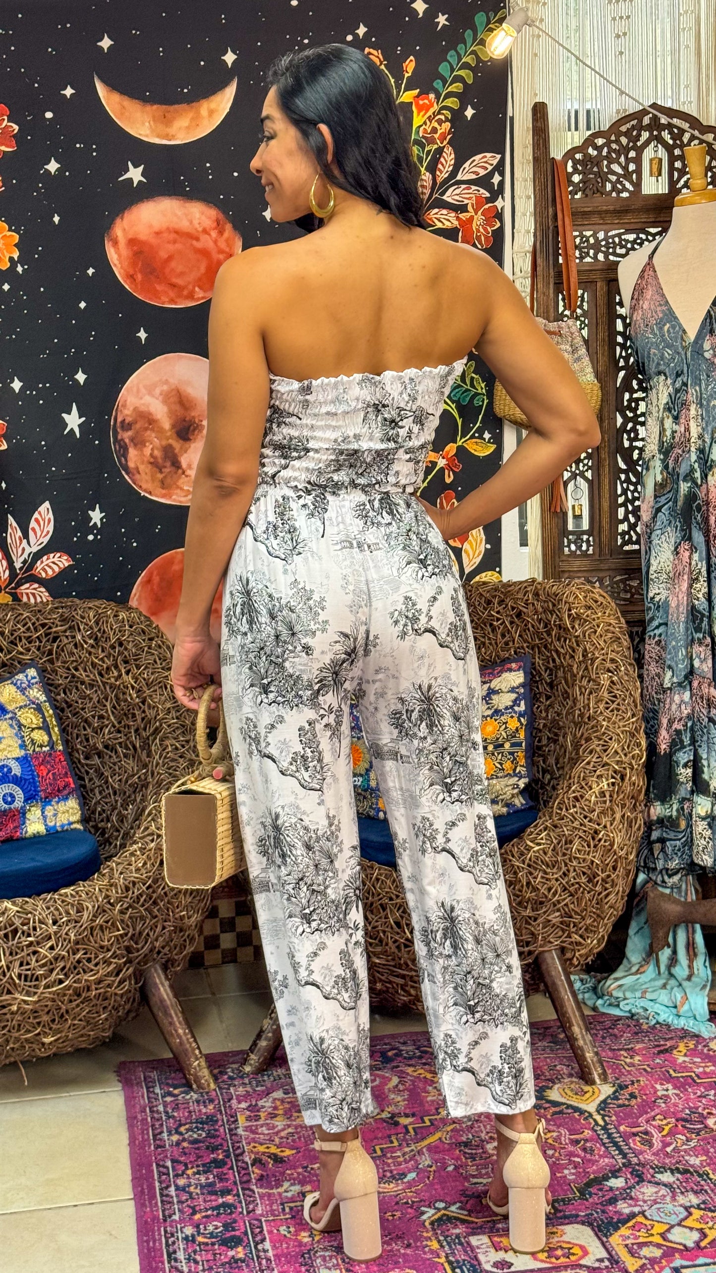 Aroah Top & Pant Set-Black