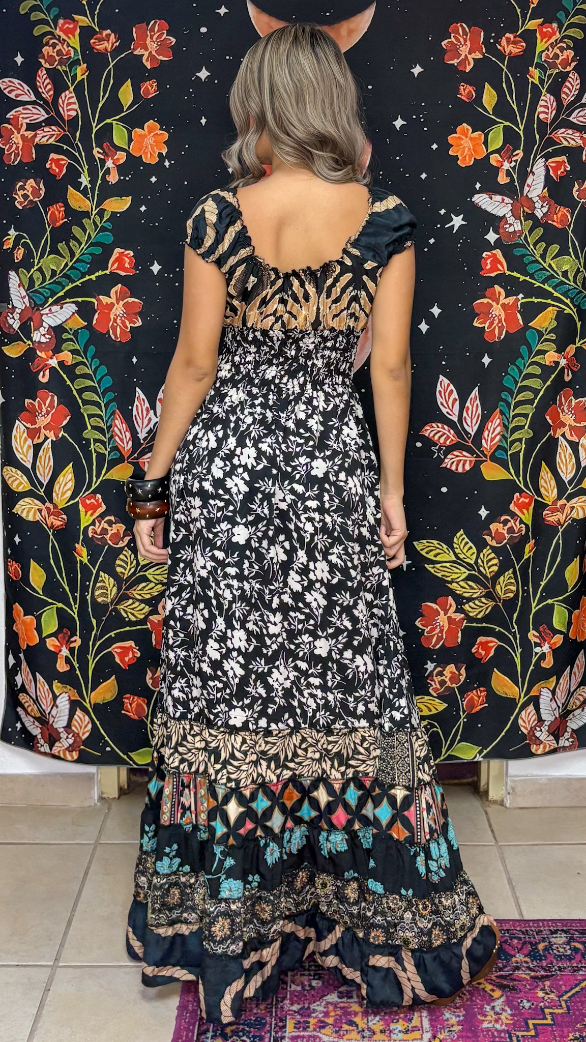 Peasant Patchwork Dress