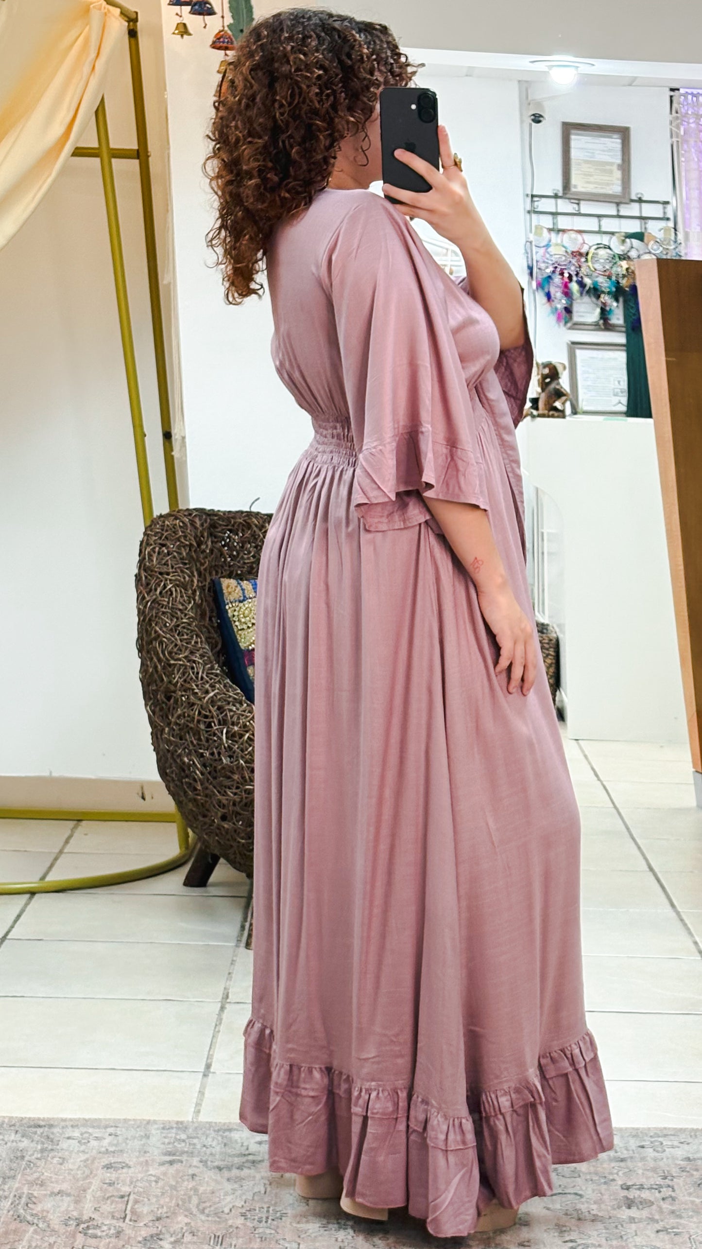 Nomad Maxi  Dress-Dusty Rose
