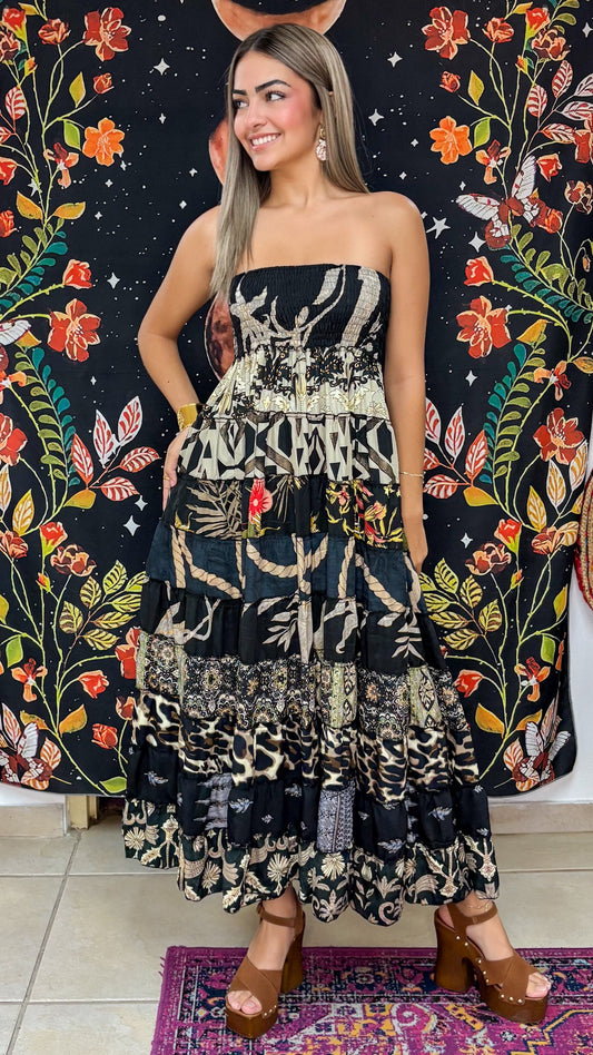 Zoe Patchwork Dress/Skirt