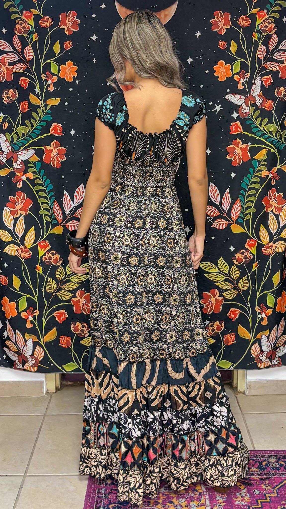 Peasant Patchwork Dress