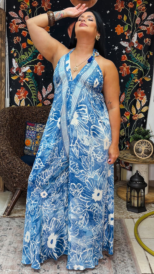 Boheme Whisper Jumpsuit-Blue