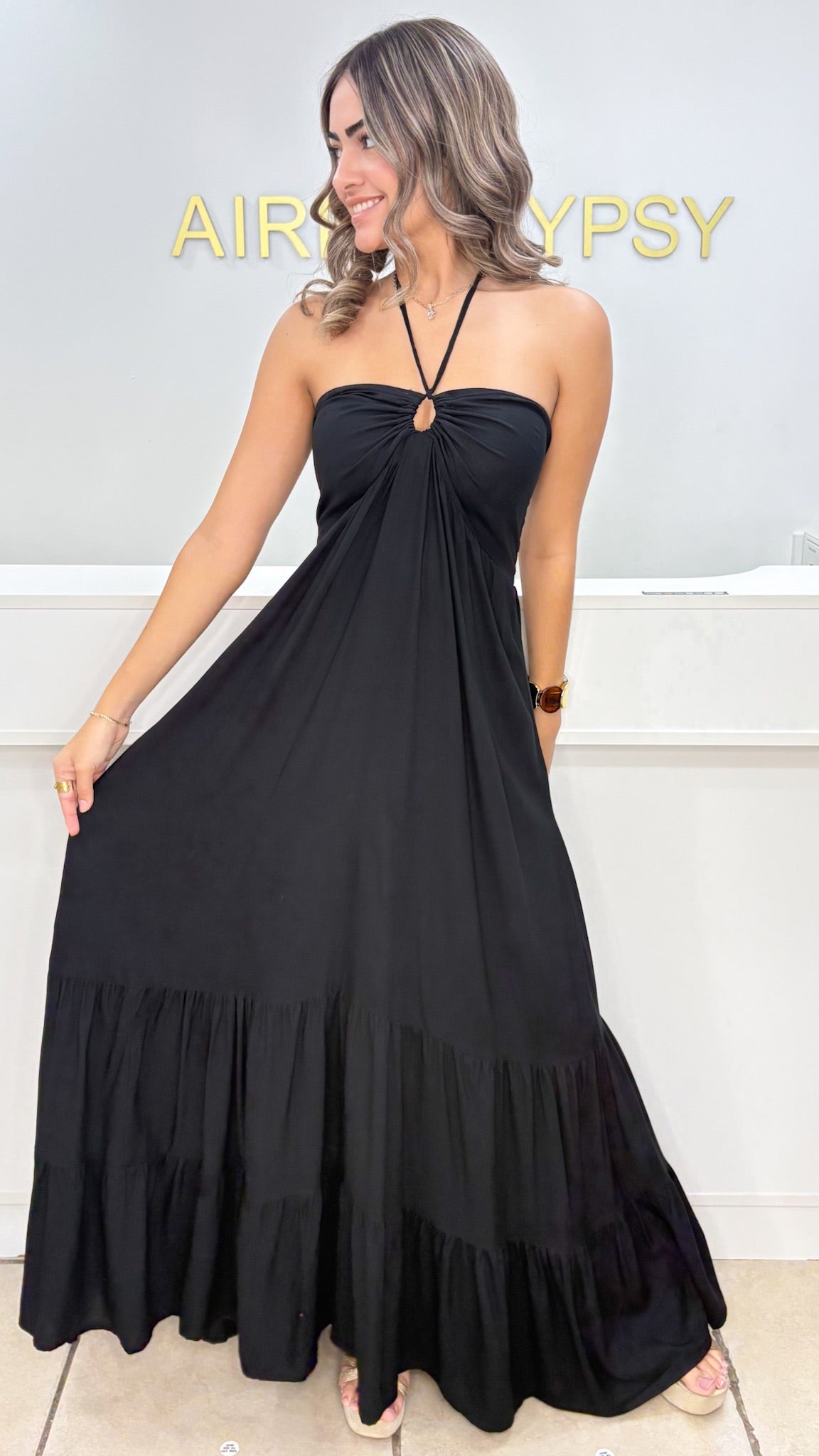 Valeska Dress-Black