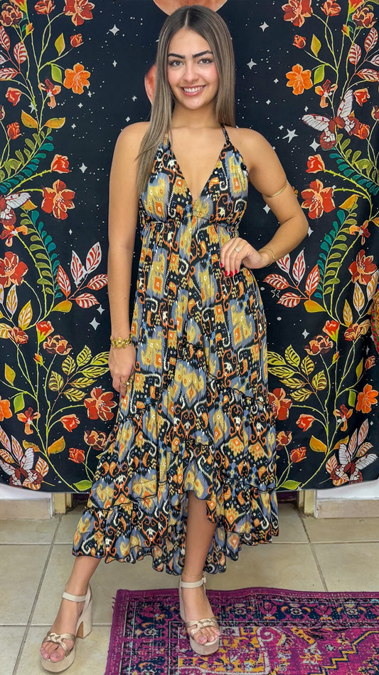 Bohemian High-Low Dress