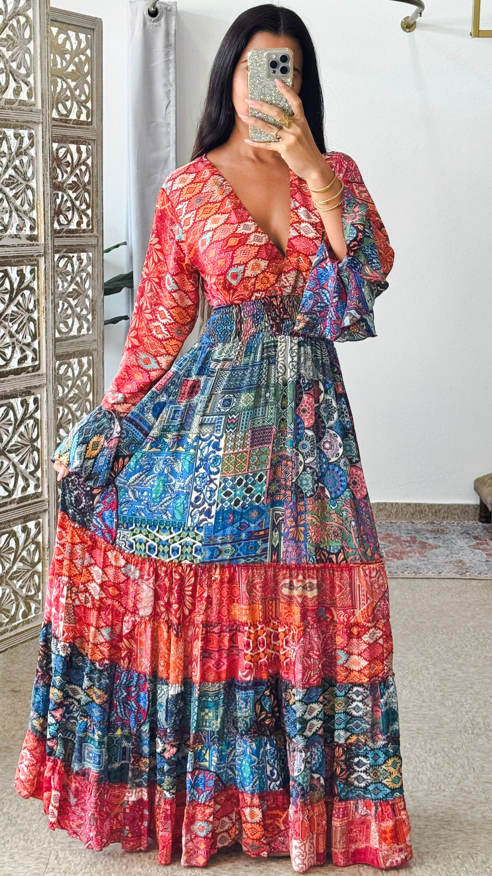 Miraaya Patchwork Dress