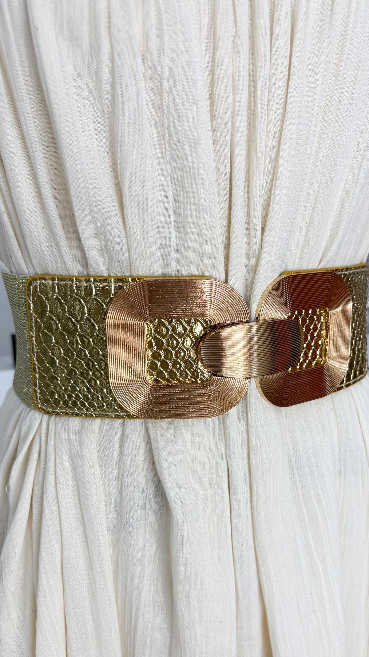 Greece Metallic Elastic Belt