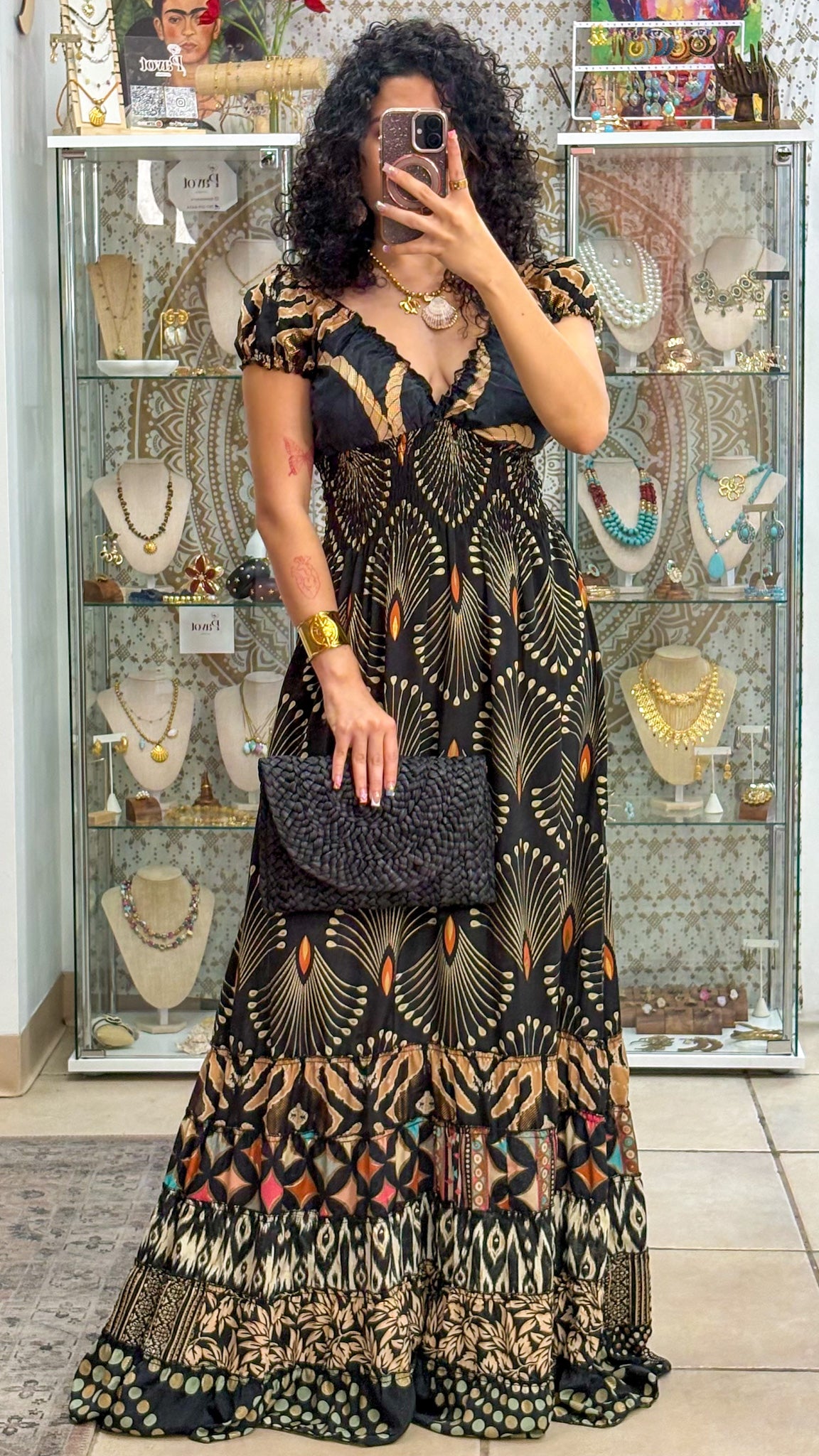 Peasant Patchwork Dress