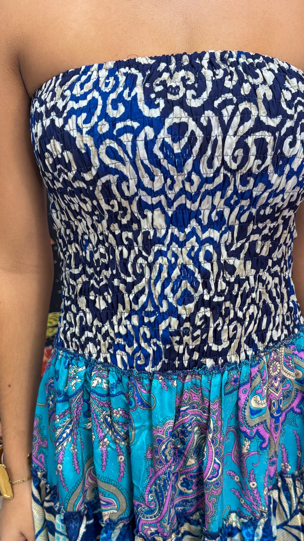 Akila Patchwork Dress