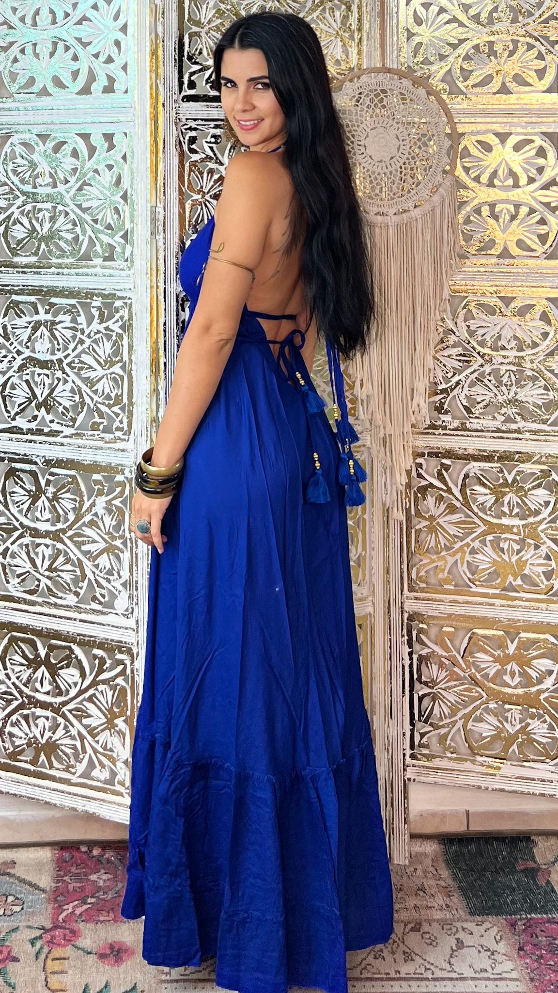 Vibrant Dress- Royal Blue