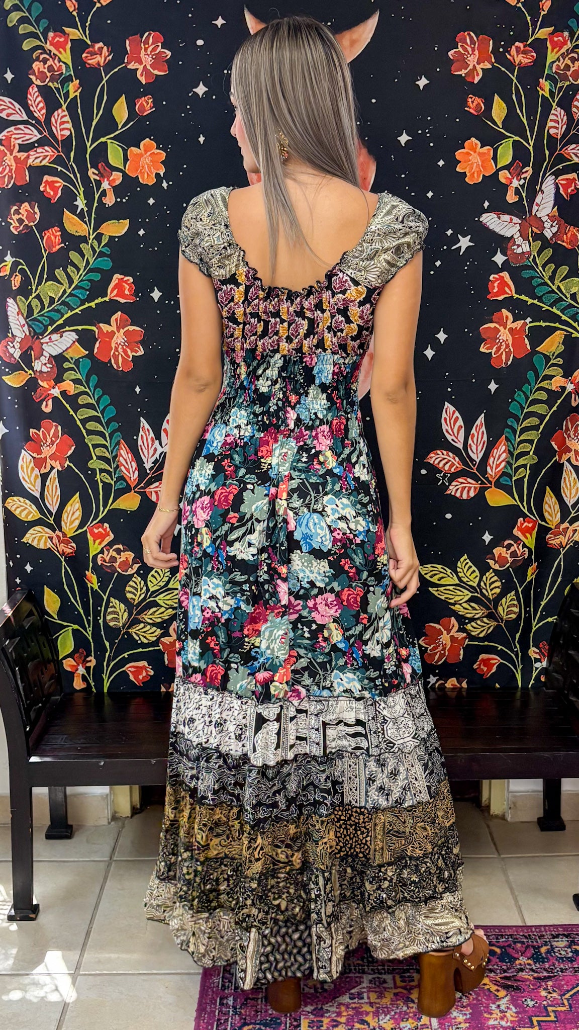 Peasant Patchwork Dress