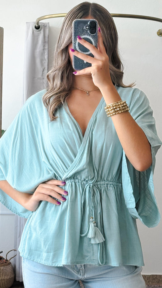 Maracaibo Top-Sky Blue