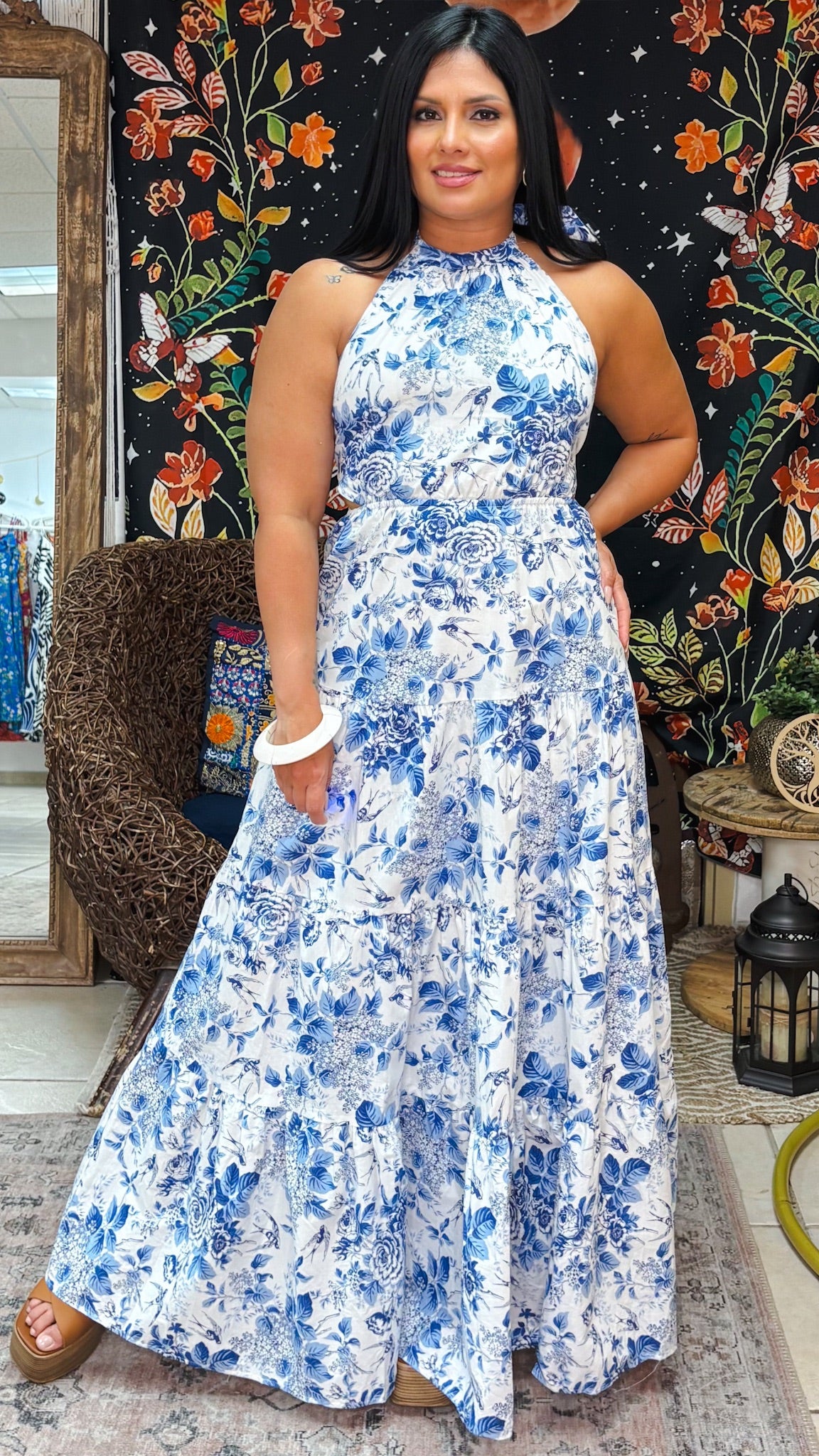 Blue Garden Dress