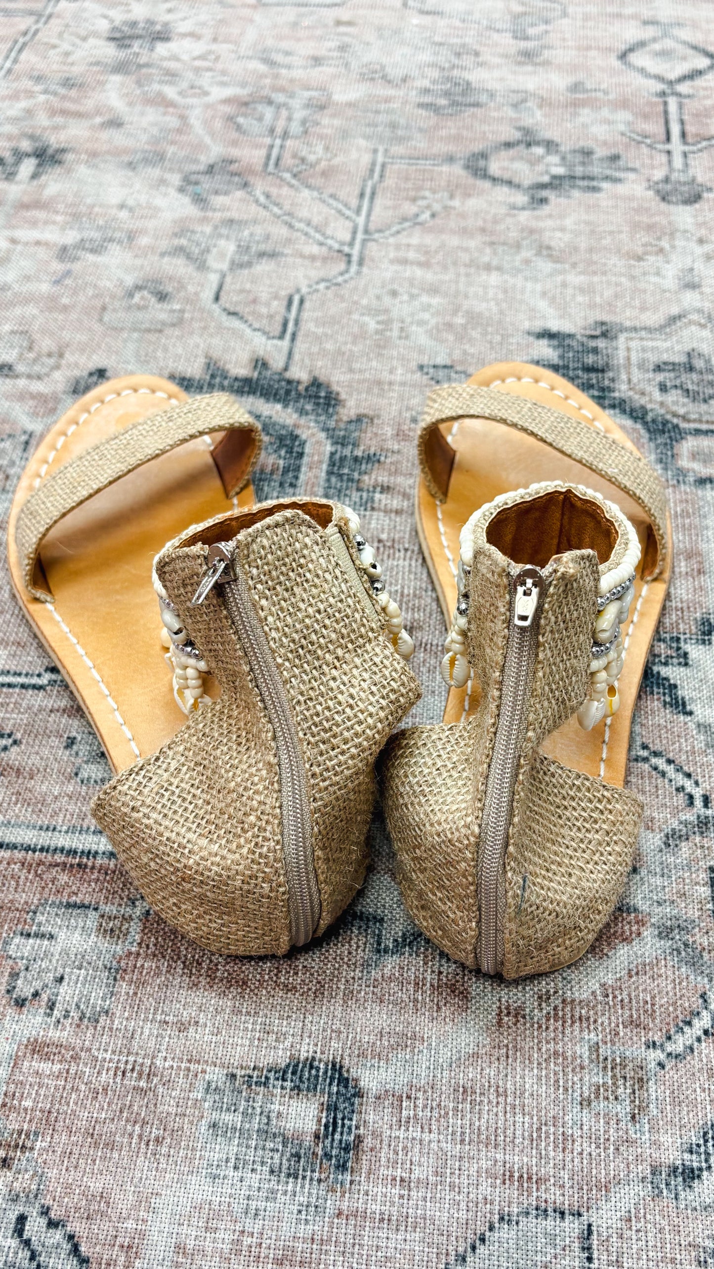 Cowrie Ankle Sandal