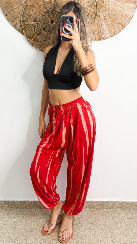 Yara Pant-Red