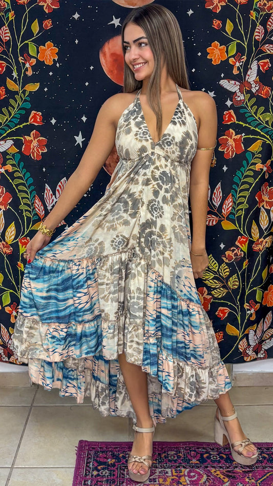 Bohemian High-Low Dress