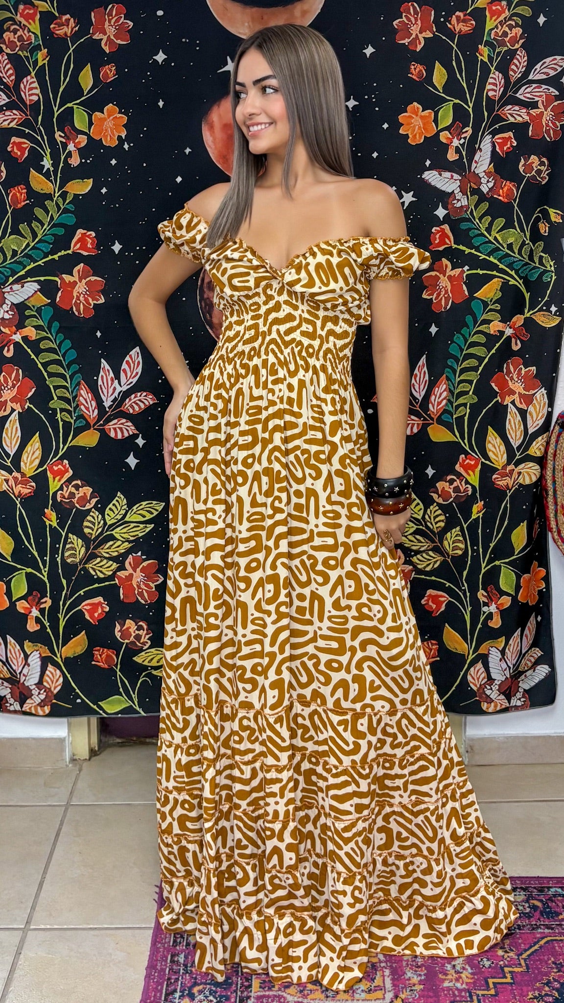 Peasant Maxi Dress