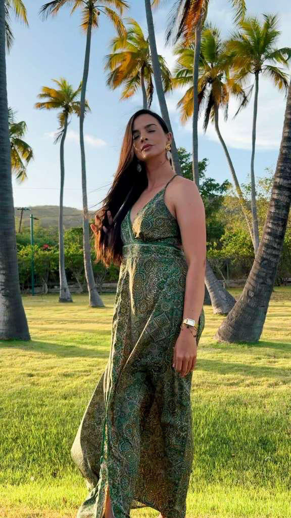 Hawaii Dress- Green