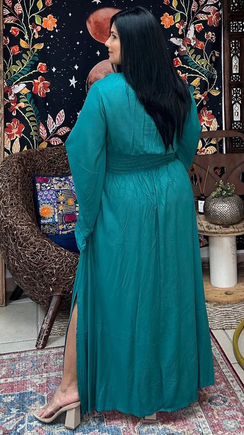 Nan Maxi Dress-Esmerald