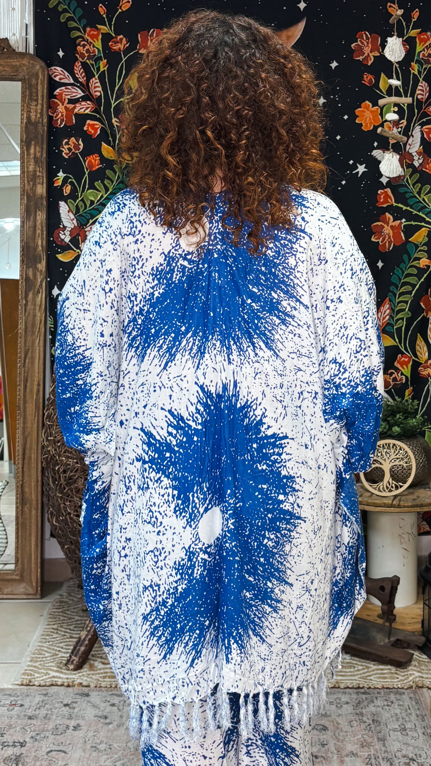 Coastal Kimono-Blue