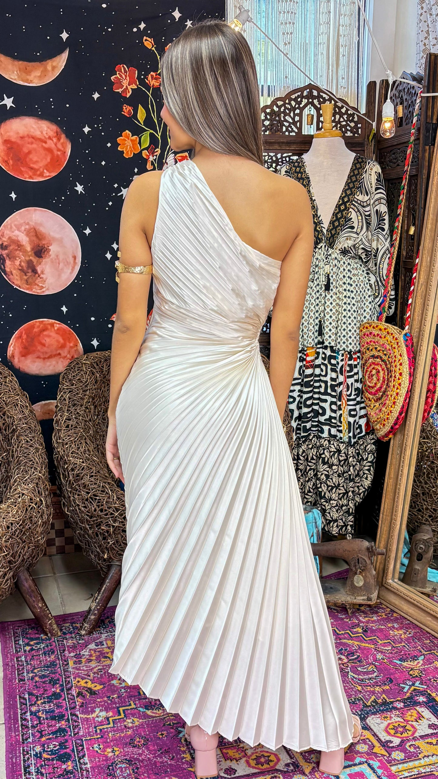 Sirena Dress-Bone White