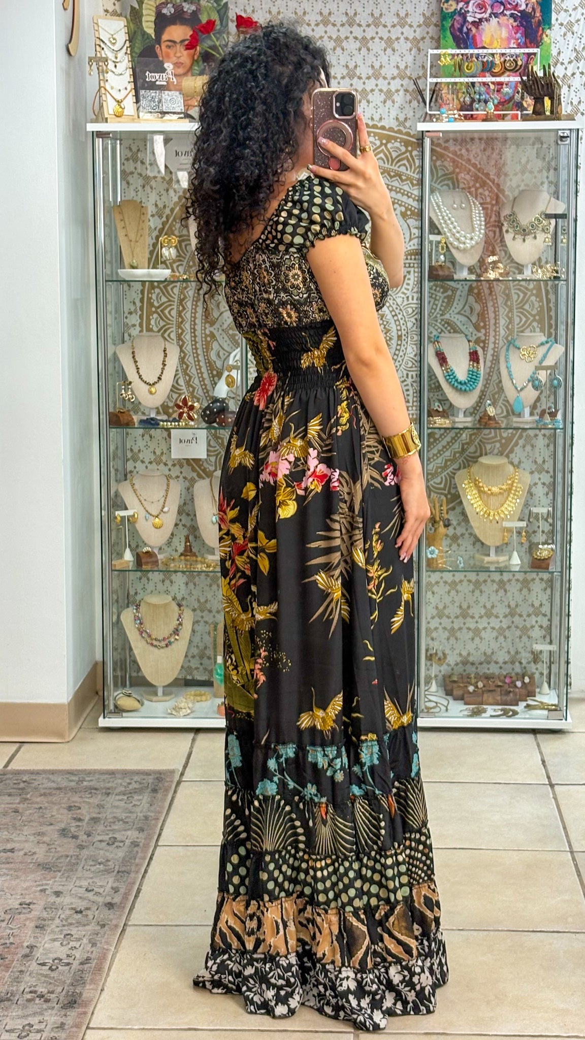 Peasant Patchwork Dress