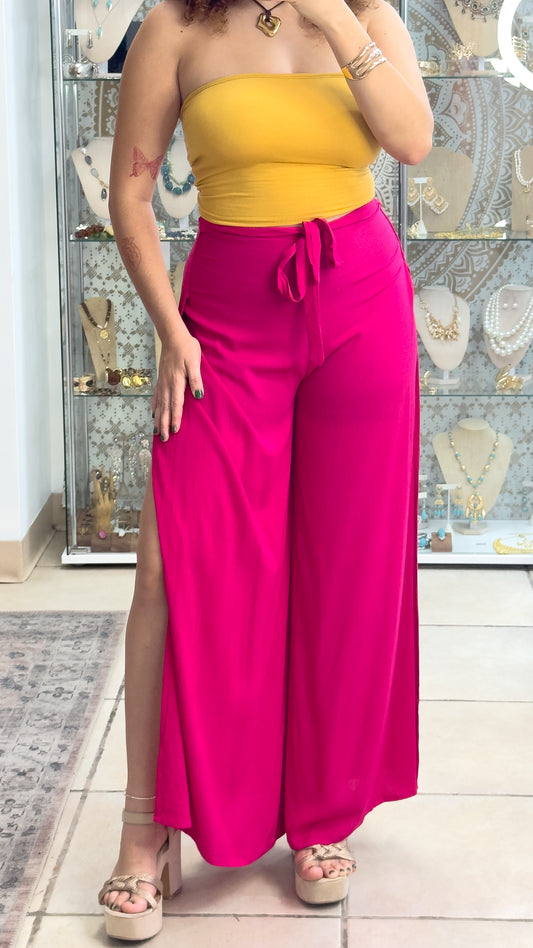 Damage Coralina Pant-Fucsia