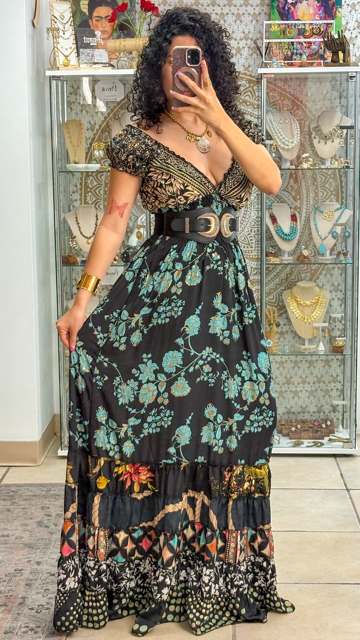 Peasant Patchwork Dress