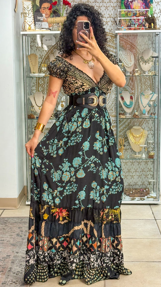Peasant Patchwork Dress