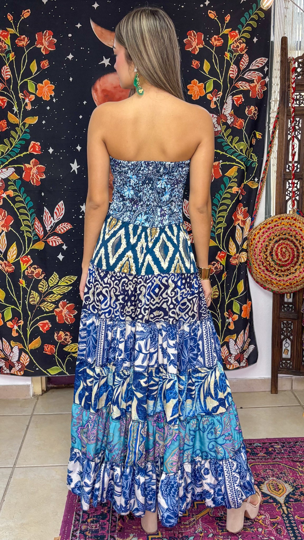 Akila Patchwork Dress