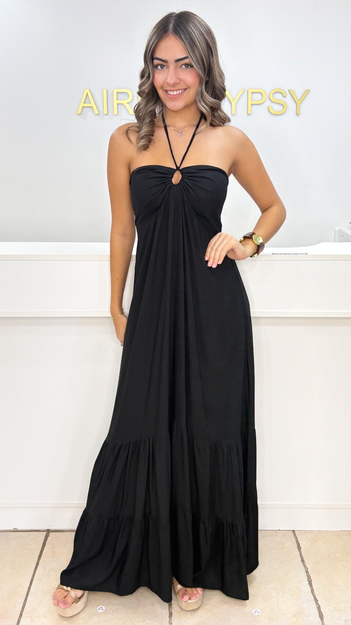 Valeska Dress-Black