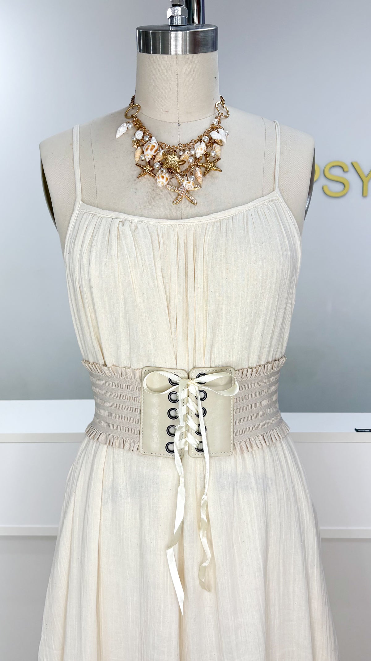 Morocco Lace-Up Elastic Corset Belt