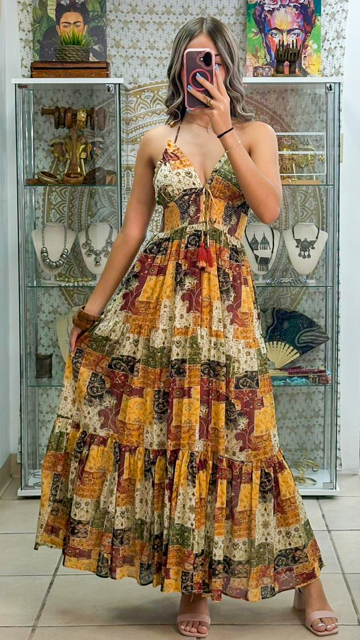 Eloise Dress- Patchwork