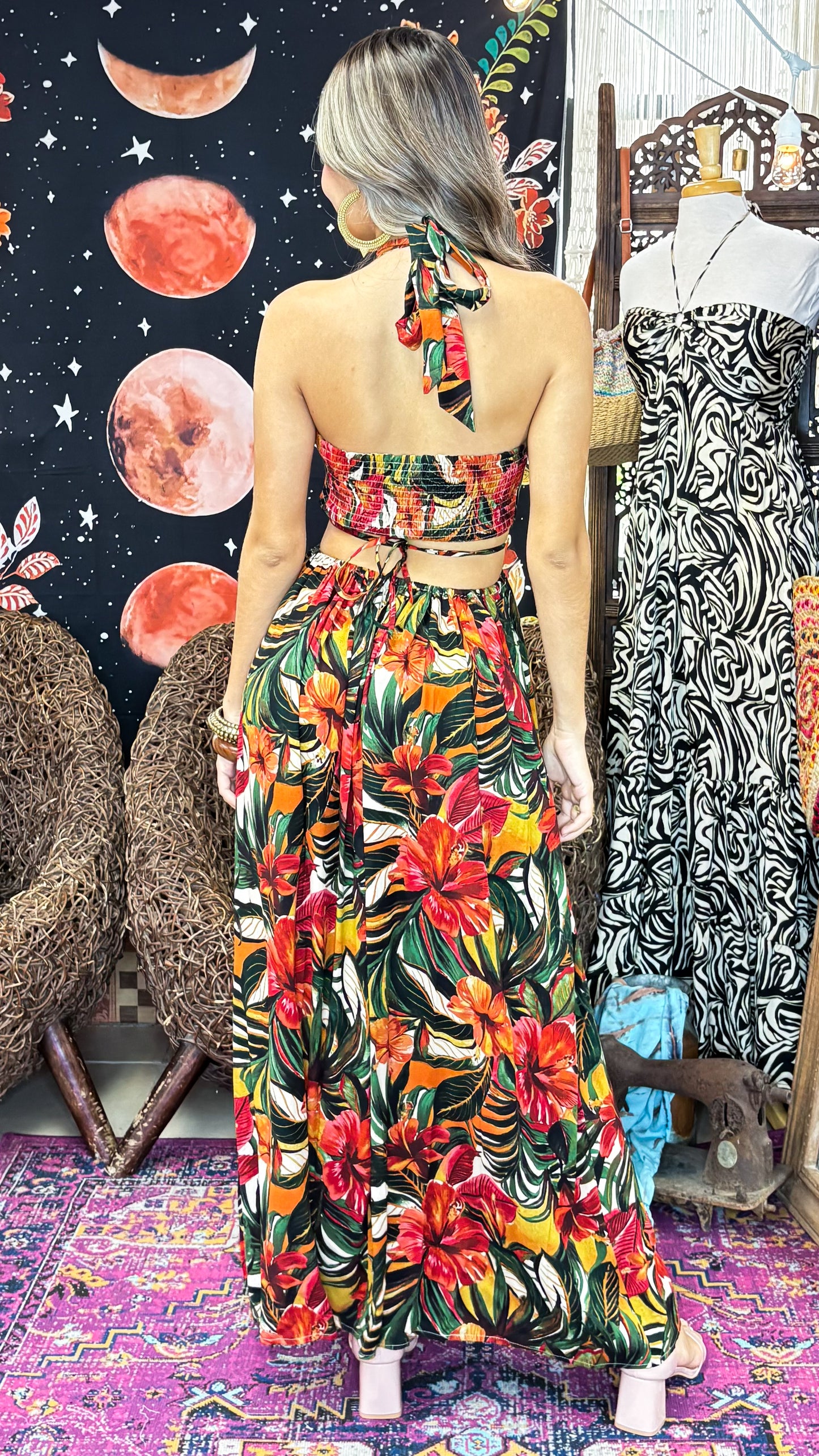 Norella Dress-Tropical