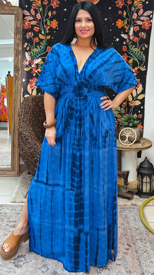 Amari Maxi Dress-Blue