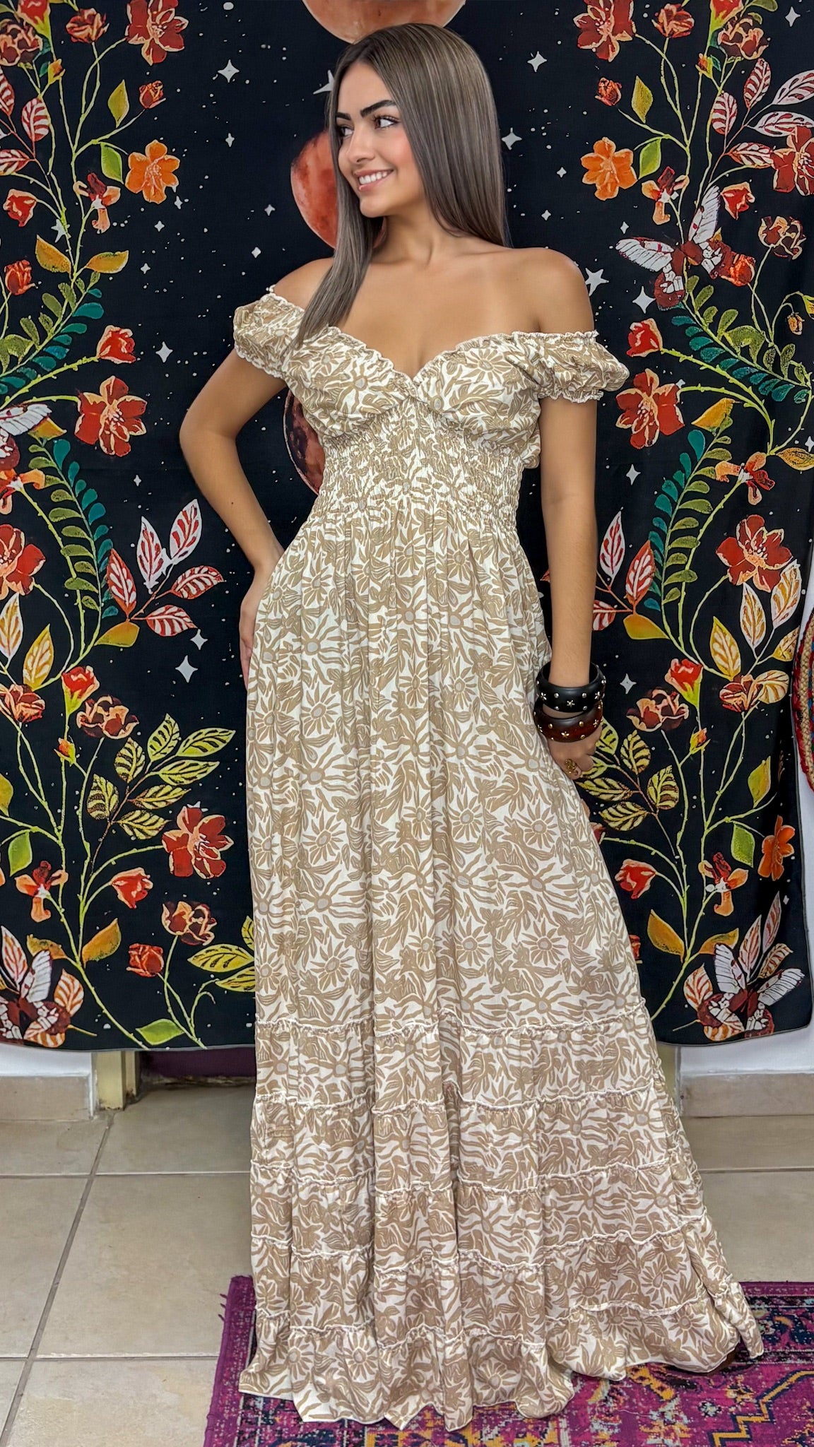 Peasant Maxi Dress