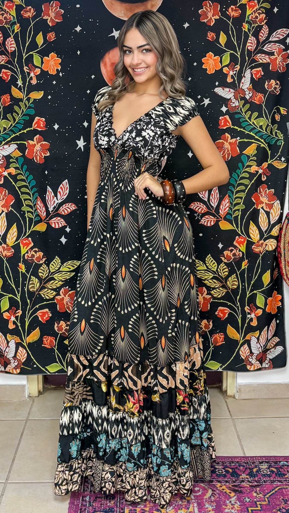 Peasant Patchwork Dress