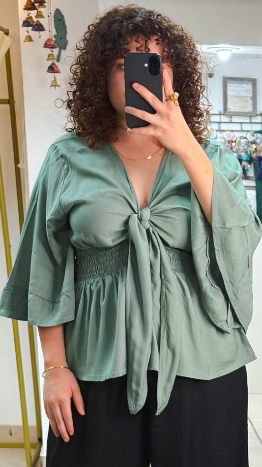 Nomad Top-Sage Green