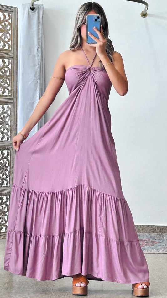 Valeska Dress-Muted Lavander