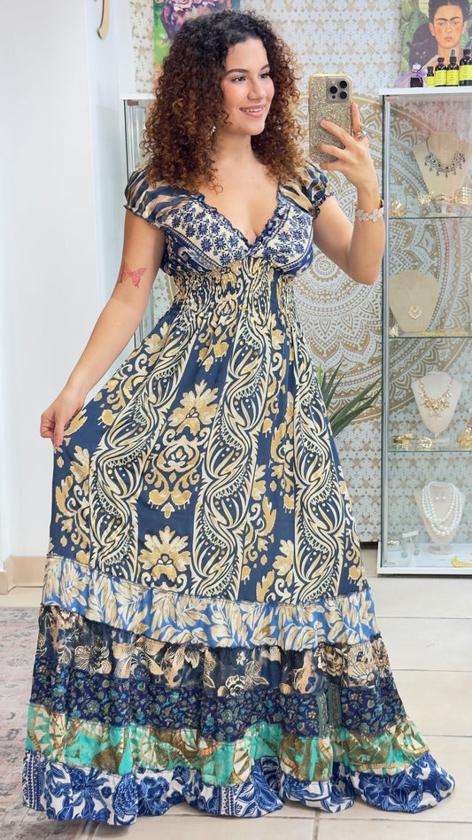 Peasant Patchwork Dress