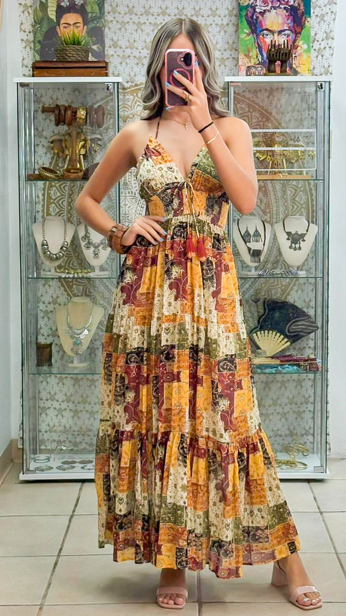 Eloise Dress- Patchwork