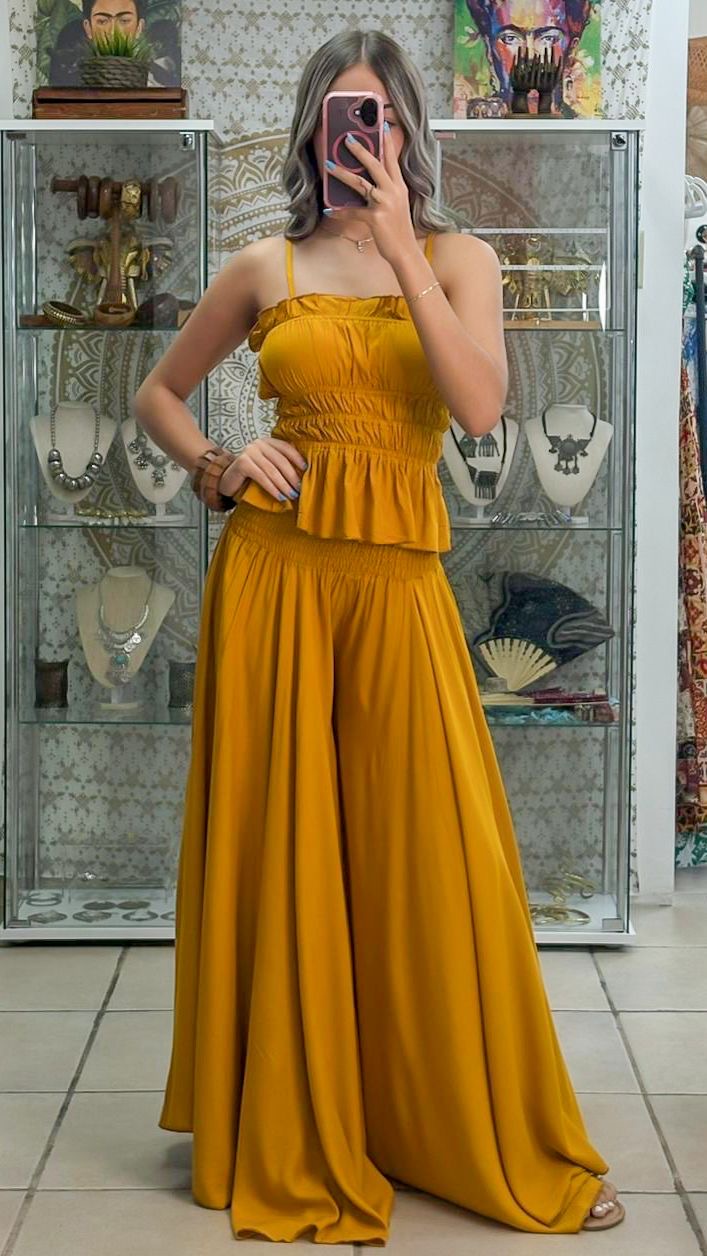 Tamaya Pant-Gold