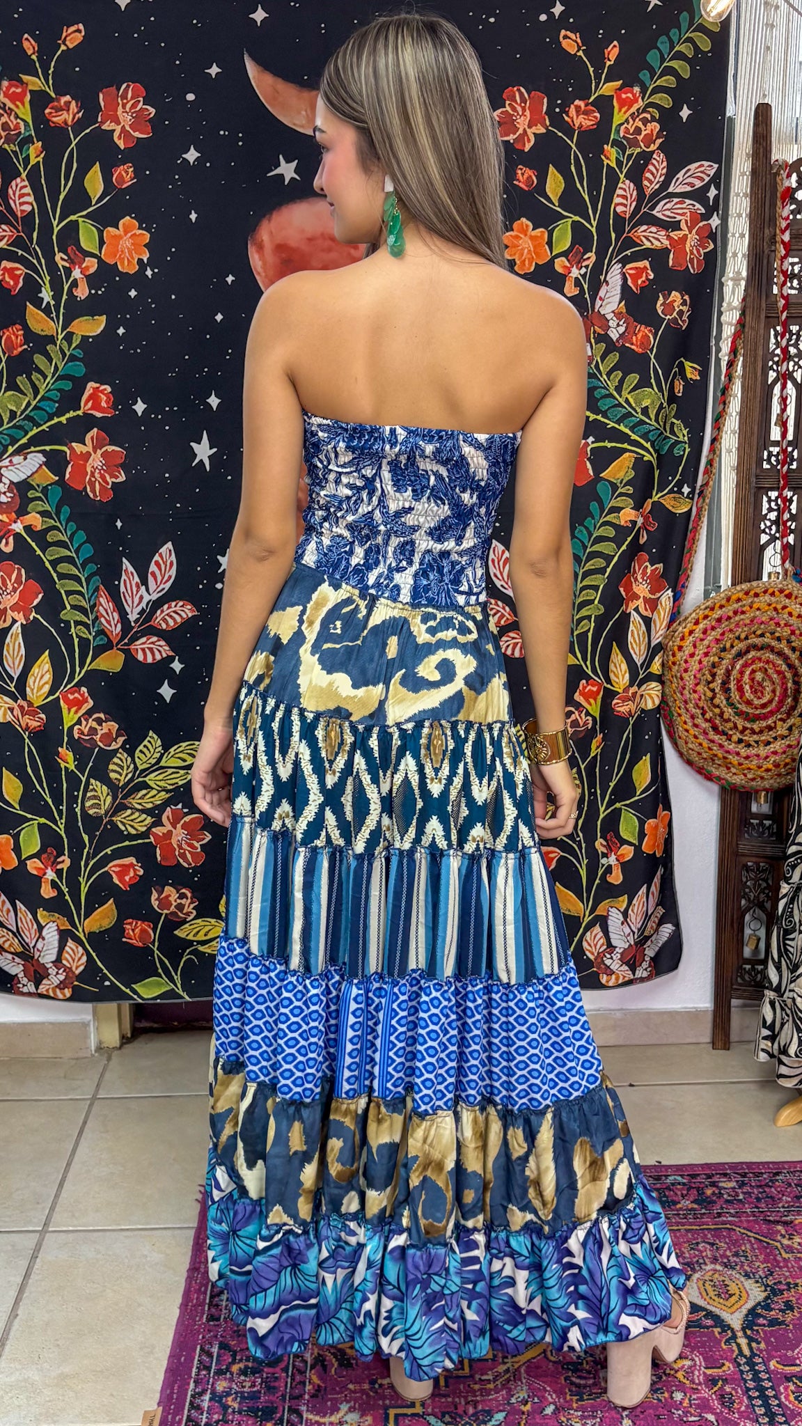 Akila Patchwork Dress