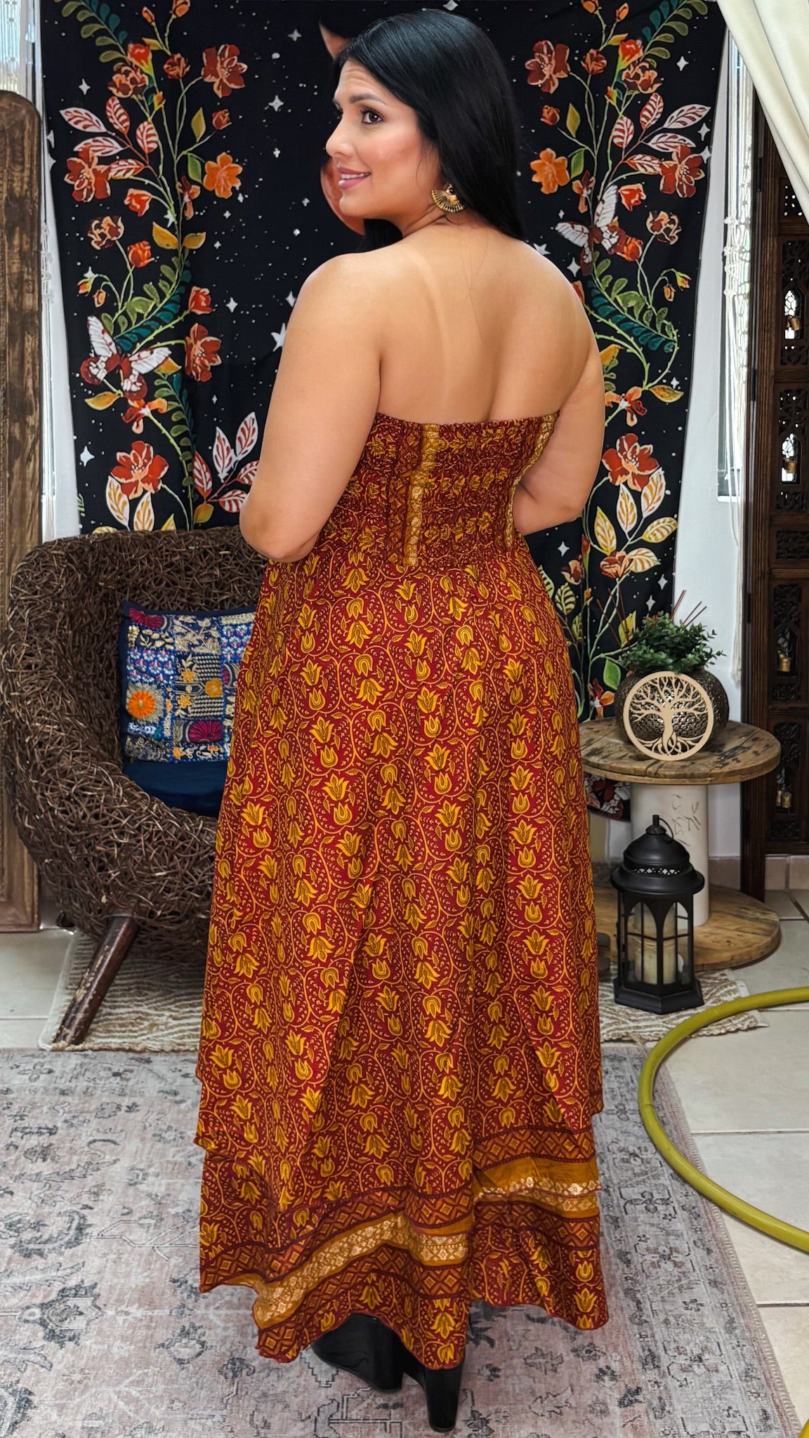 Kalinda Dress/Skirt-Burnt Orange