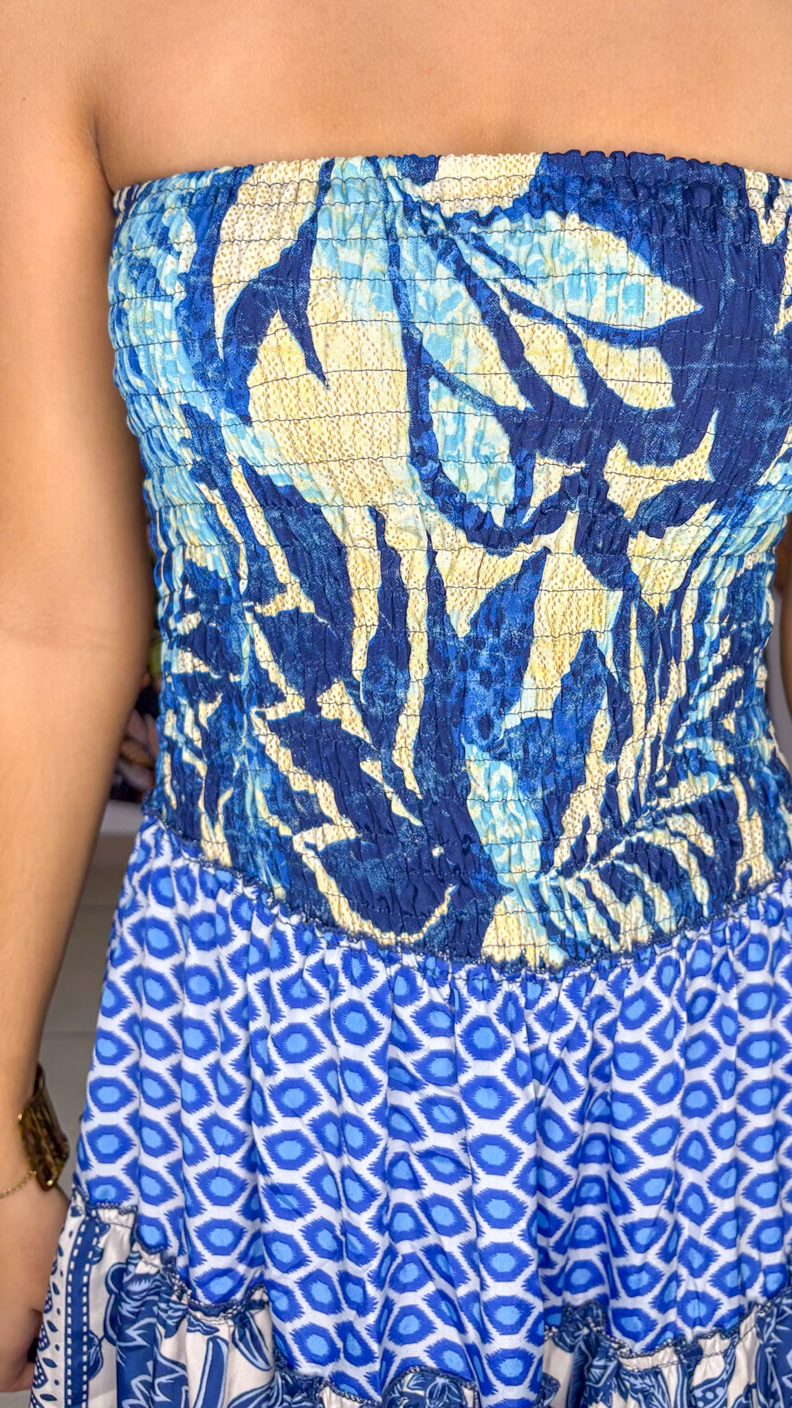 Akila Patchwork Dress