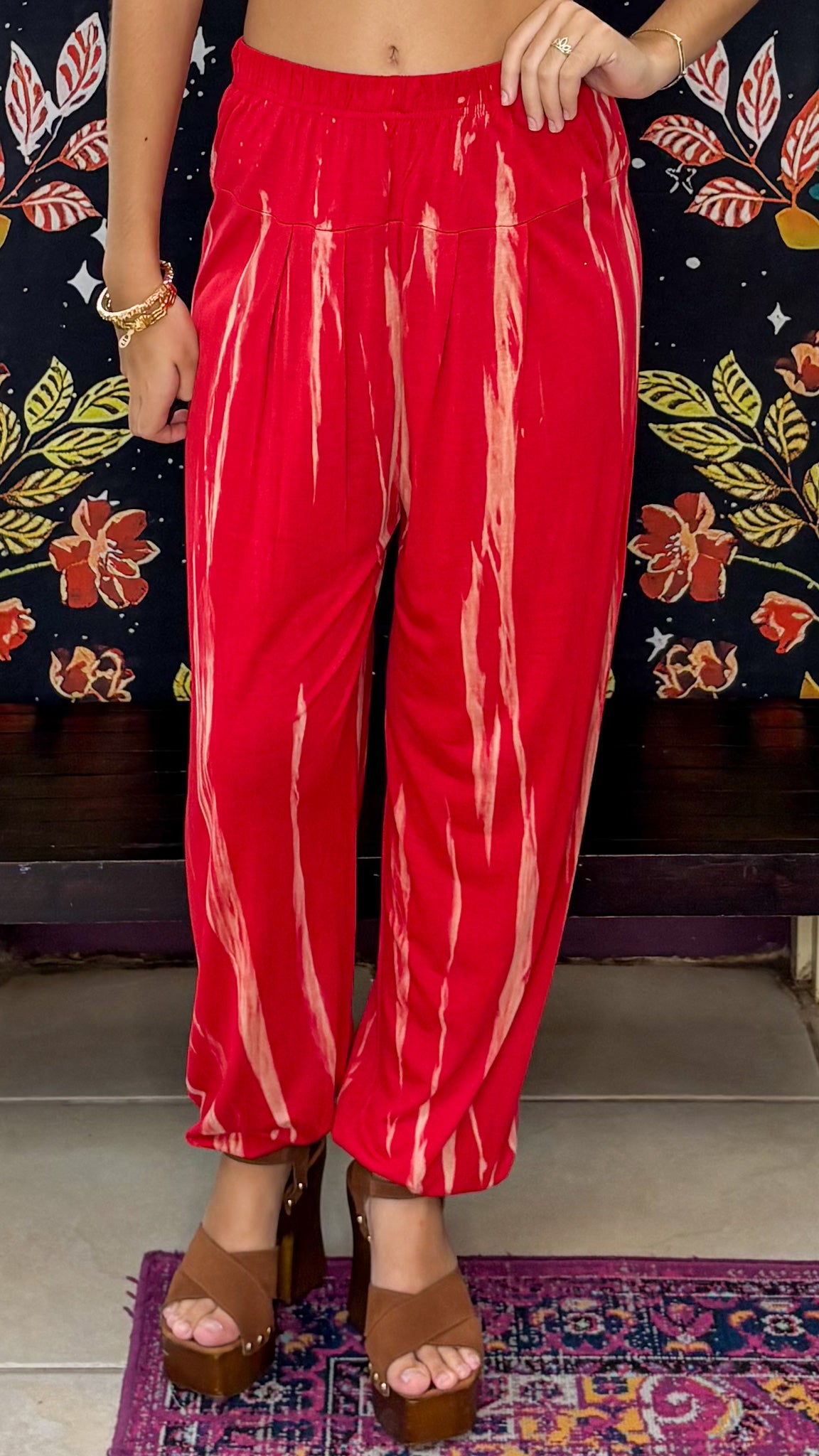 Yara Pant-Red