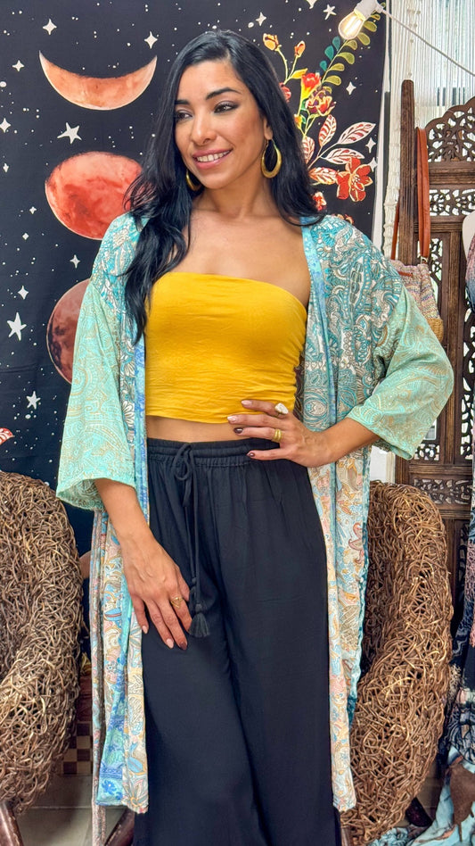 Boho Midi Kimono