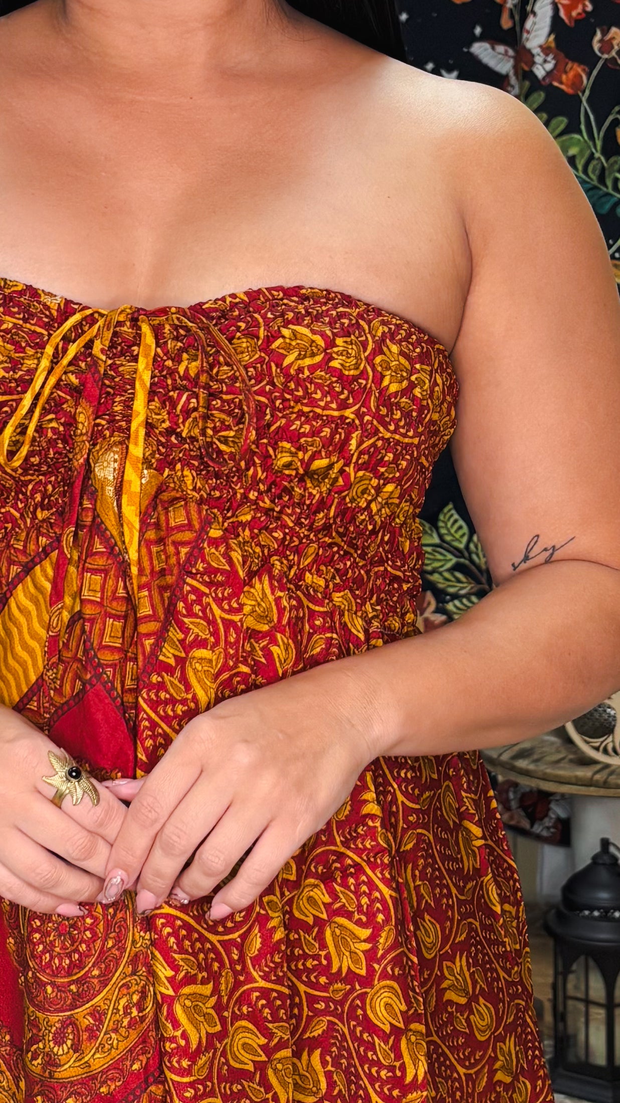 Kalinda Dress/Skirt-Burnt Orange
