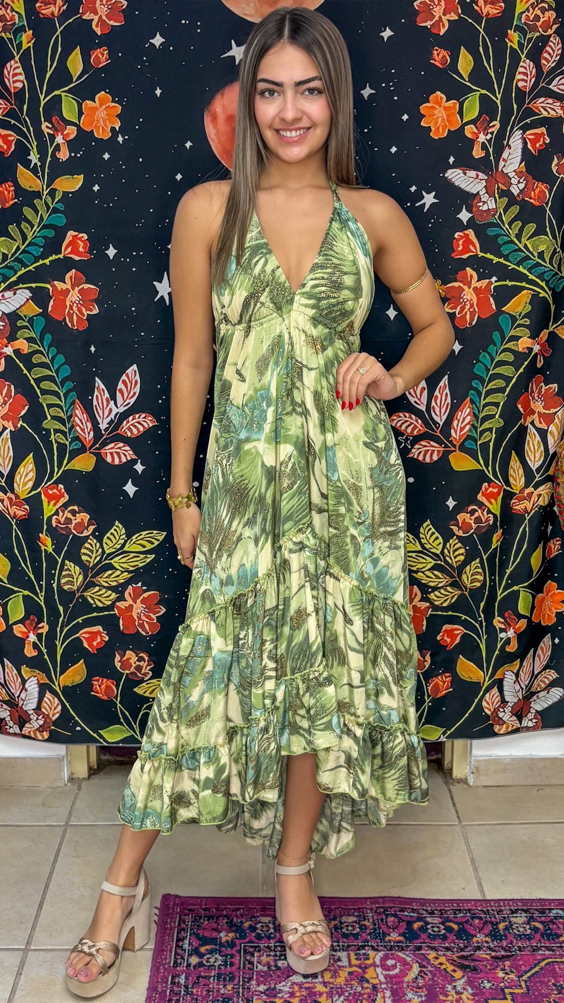 Bohemian High-Low Dress